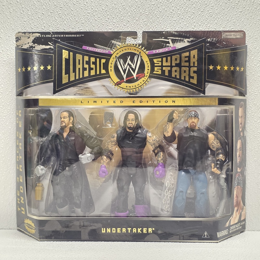 Jakks Pacific WWE Classic Superstars The 3 Faces of the Undertaker Pack
